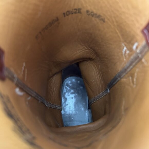 Lucchese Classics Handmade E176964 Ostrich Inlay Cowboy Boots Mens 10.5 EE - Picture 7 of 12